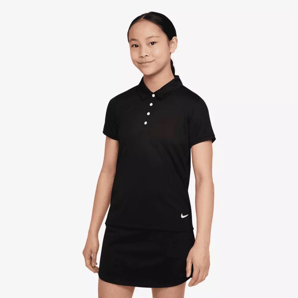 New - Nike Dri-FIT Victory Girls' Short Sleeve Golf Polo